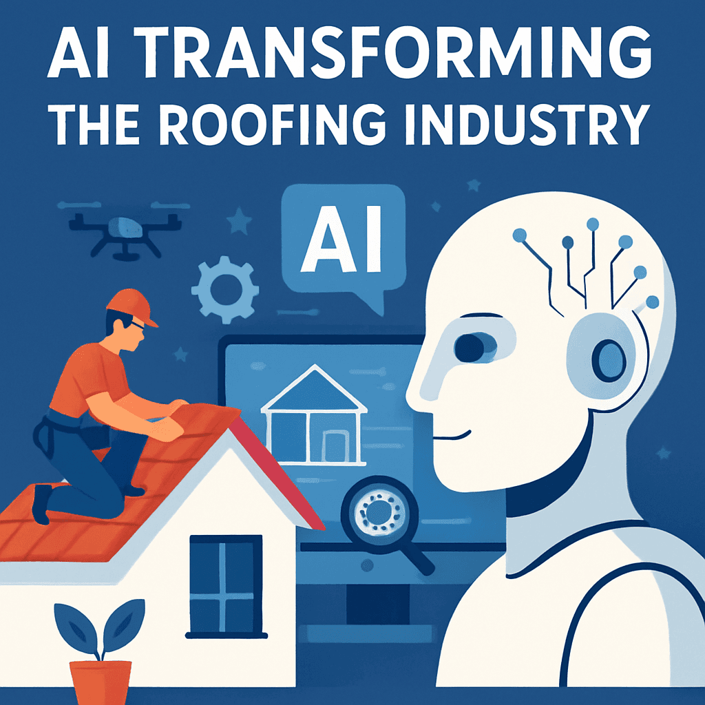 Which companies are leading in AI roofing technology?