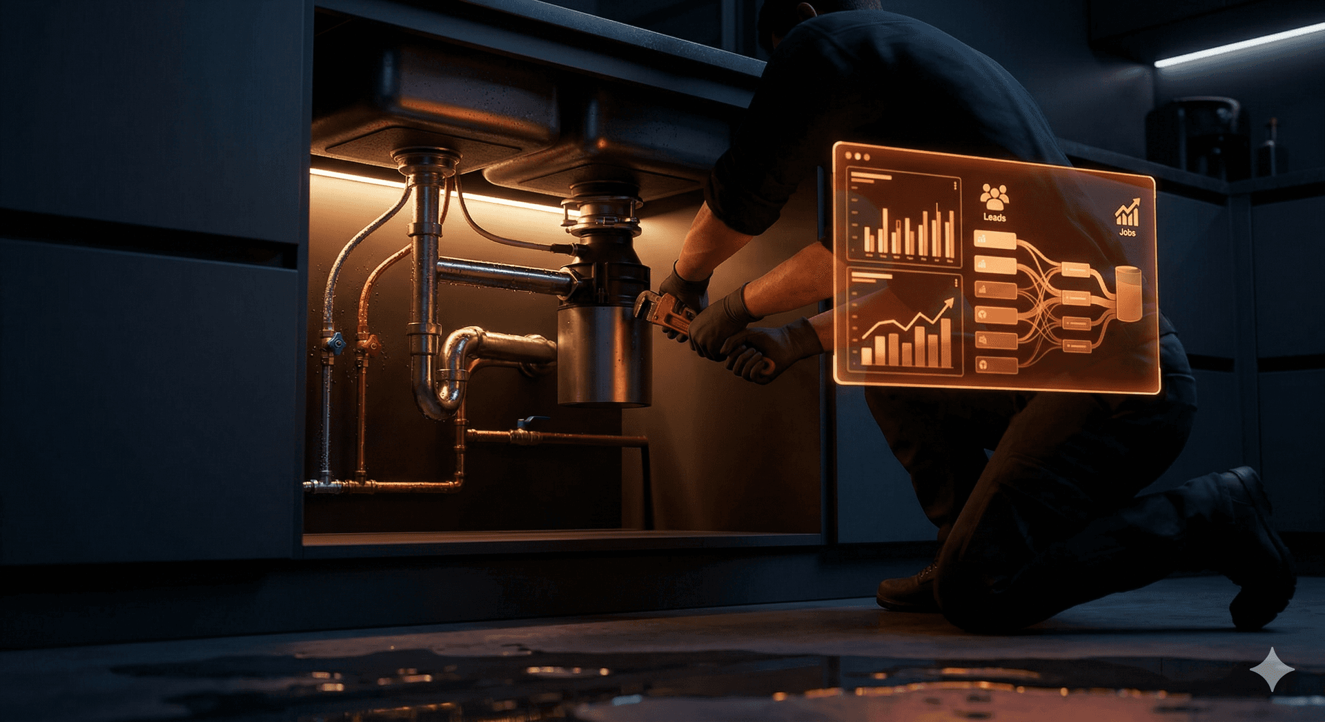 Automated Lead & Reputation Management for a Plumbing Agency